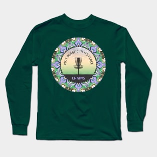 Disc Golf Mandala Long Sleeve T-Shirt